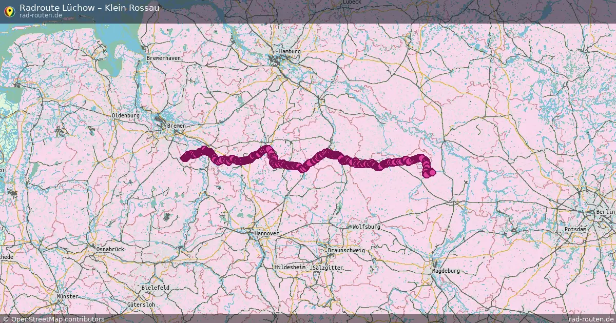 Radtour Trebel – Klein Rossau