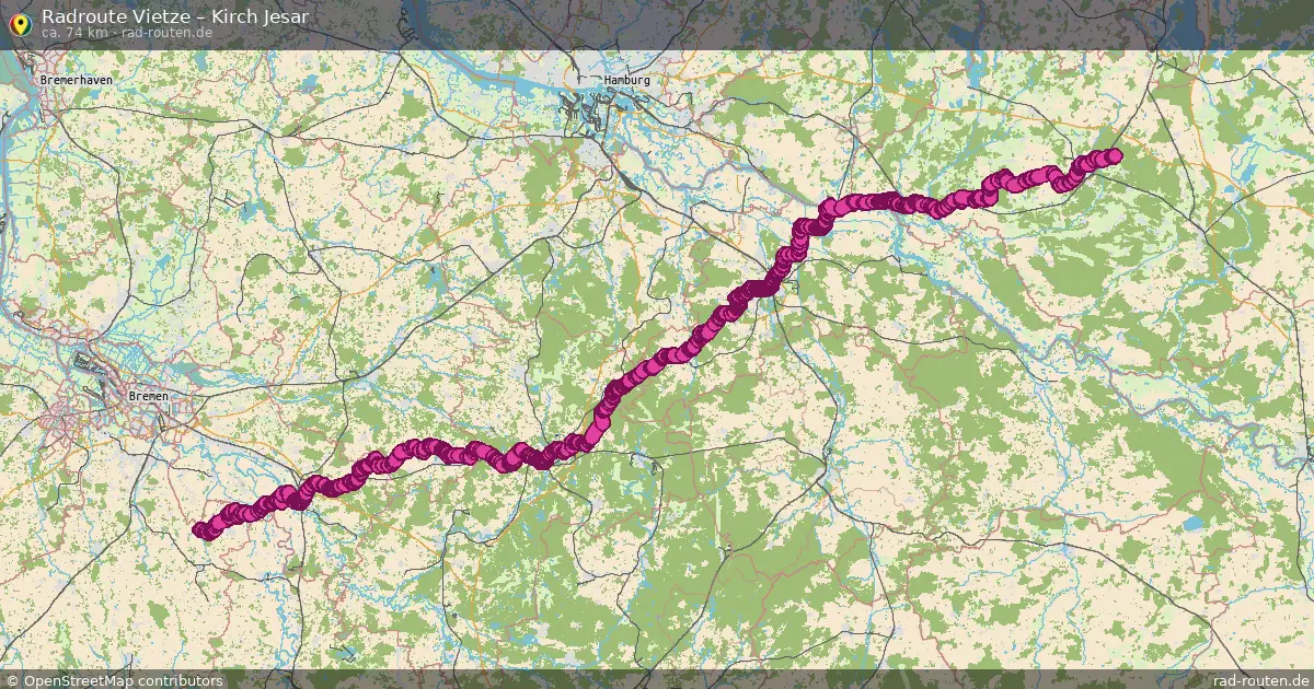 Radtour Wustrow – Kirch Jesar