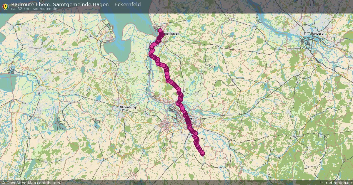 Radtour Ehem. Samtgemeinde Hagen – Eckernfeld