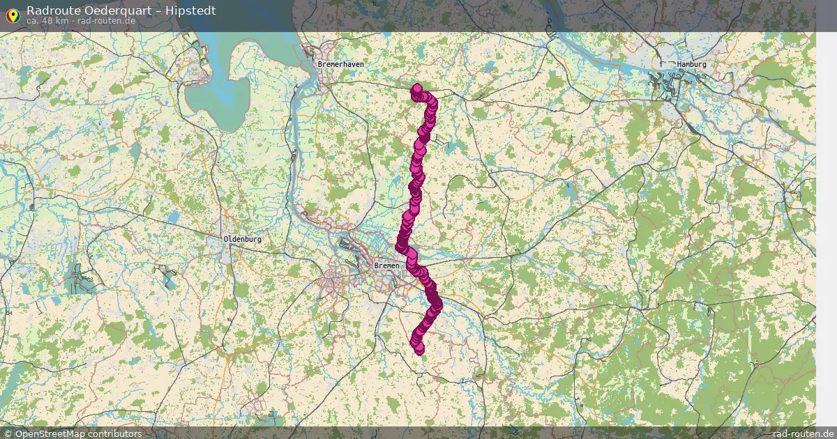 Fahrradroute Ehem. Samtgemeinde Hagen – Hipstedt
