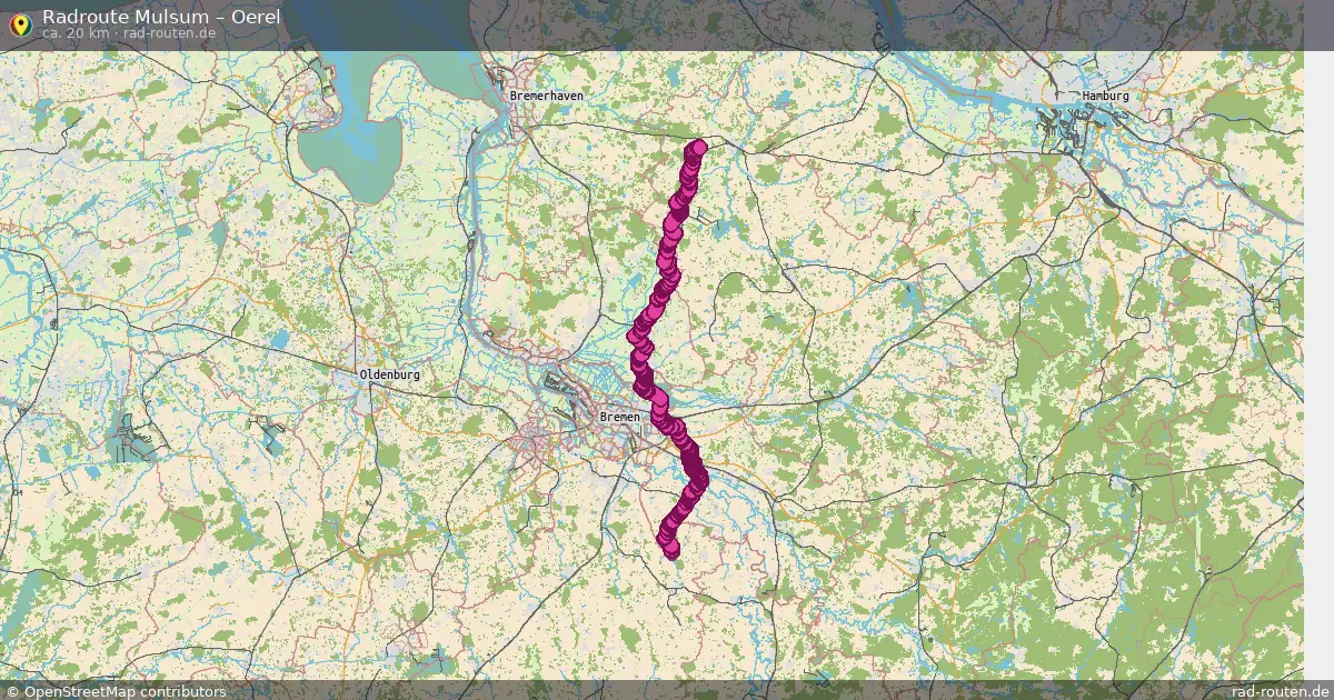 Fahrradroute Ehem. Samtgemeinde Hagen – Oerel