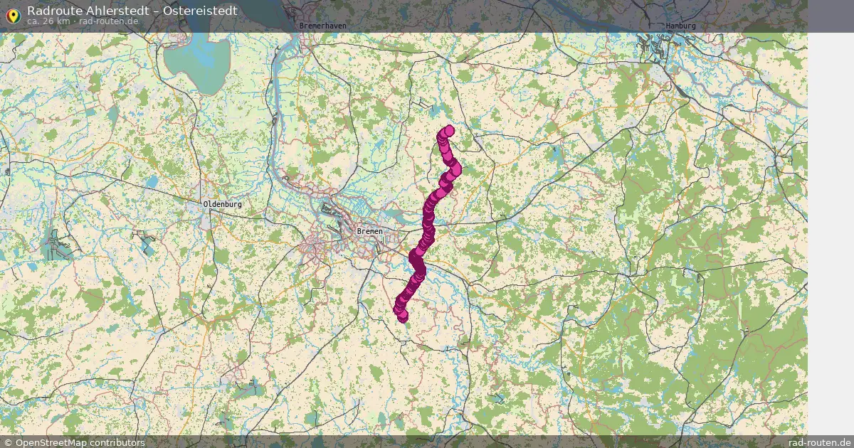 Fahrradroute Ehem. Samtgemeinde Hagen – Ostereistedt