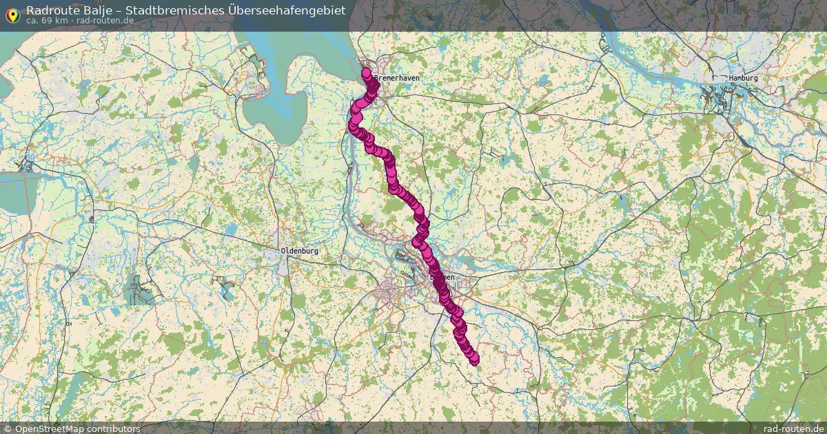 Radtour Samtgemeinde Land Wursten – Stadtbremisches Überseehafengebiet