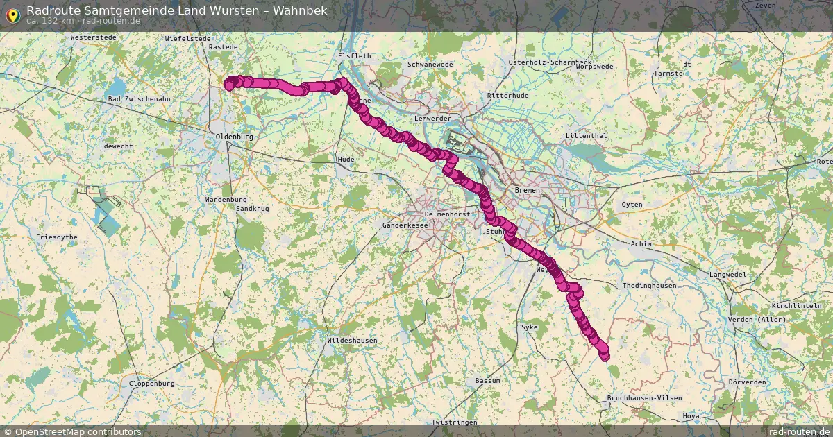 Radtour Samtgemeinde Land Wursten – Wahnbek