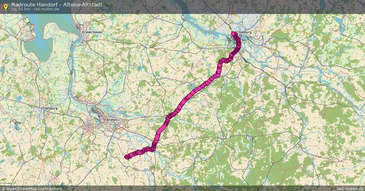 Radtour Handorf – Altona-Altstadt
