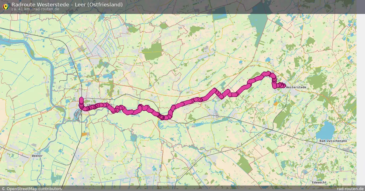 Radtour Westerstede – Leer (Ostfriesland)