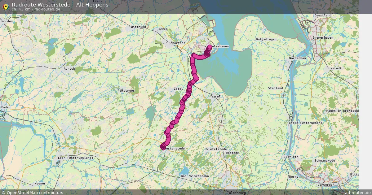 Radtour Westerstede – Alt Heppens