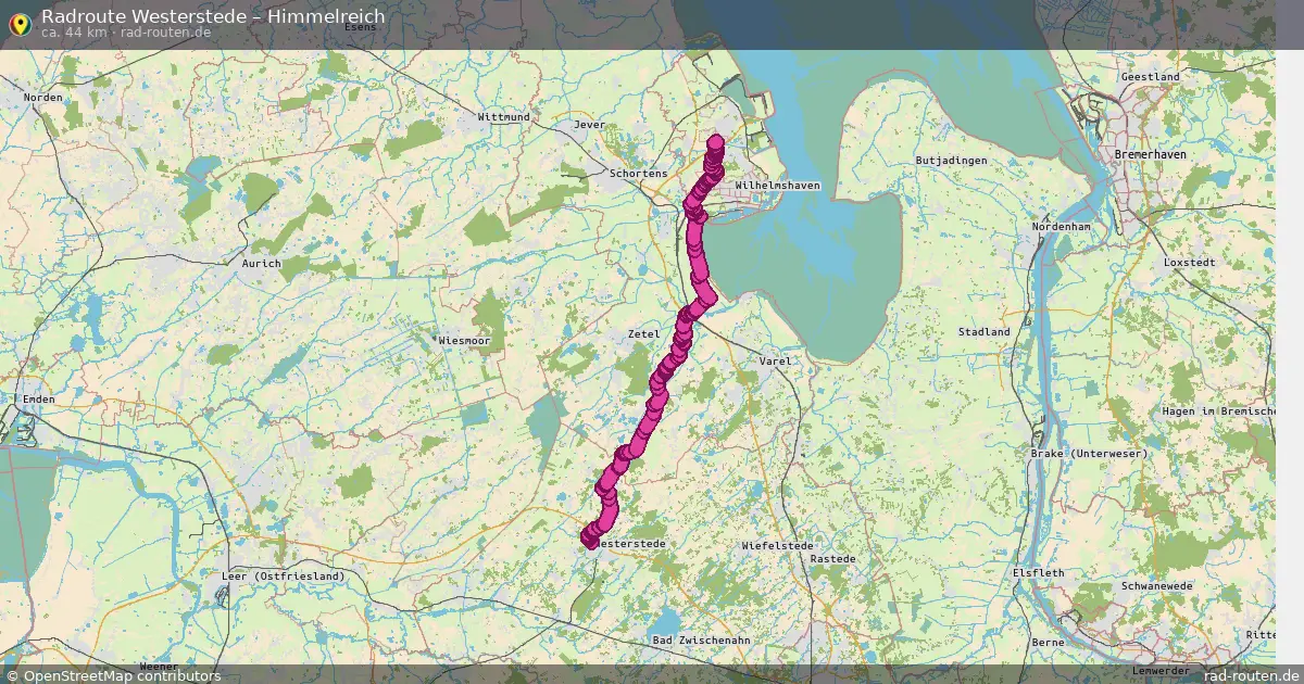 Radtour Westerstede – Himmelreich
