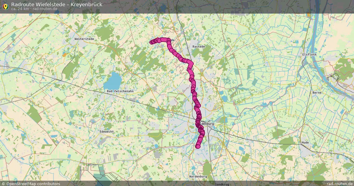 Radtour Wiefelstede – Kreyenbrück