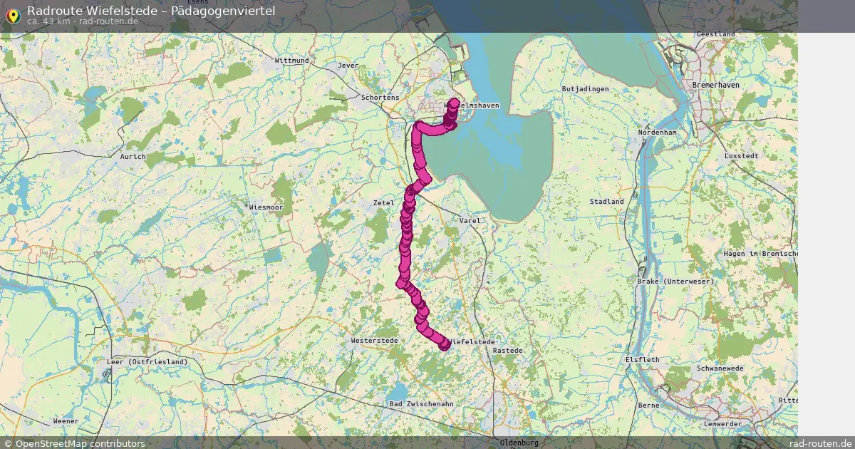 Radtour Wiefelstede – Pädagogenviertel