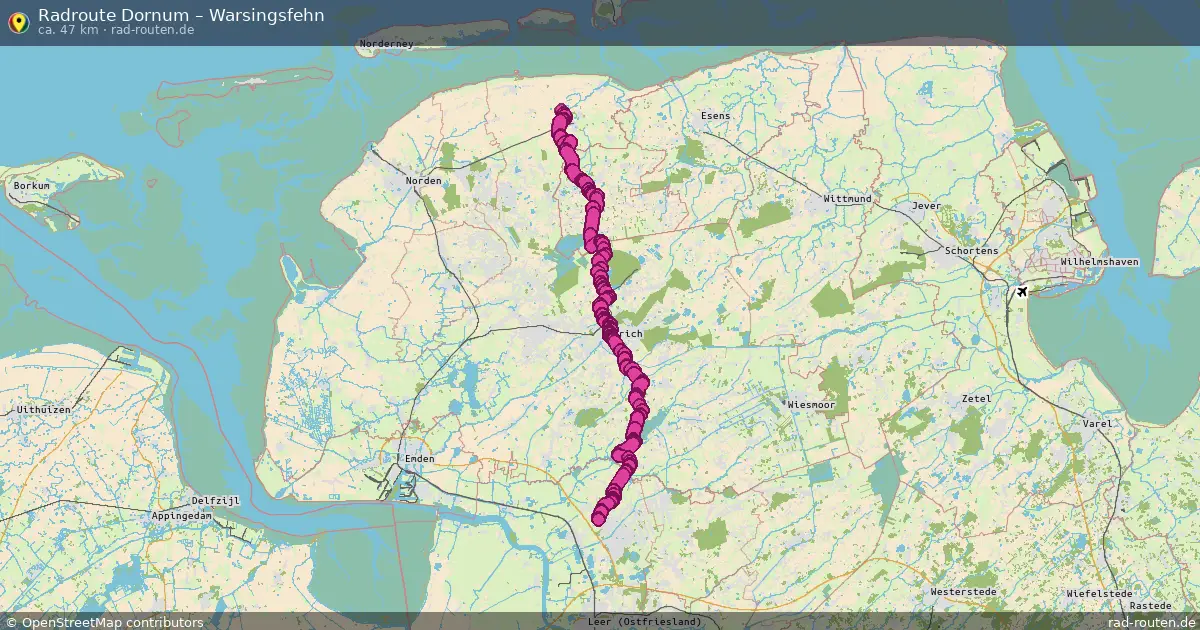 Radtour Dornum – Warsingsfehn