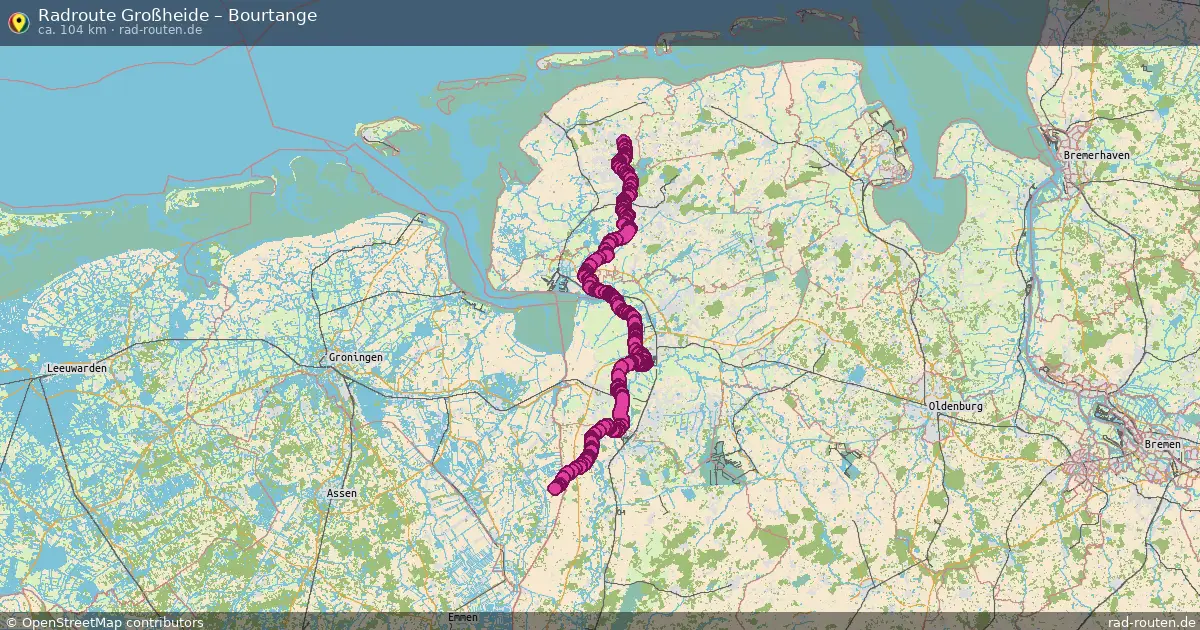 Radtour Großheide – Bourtange