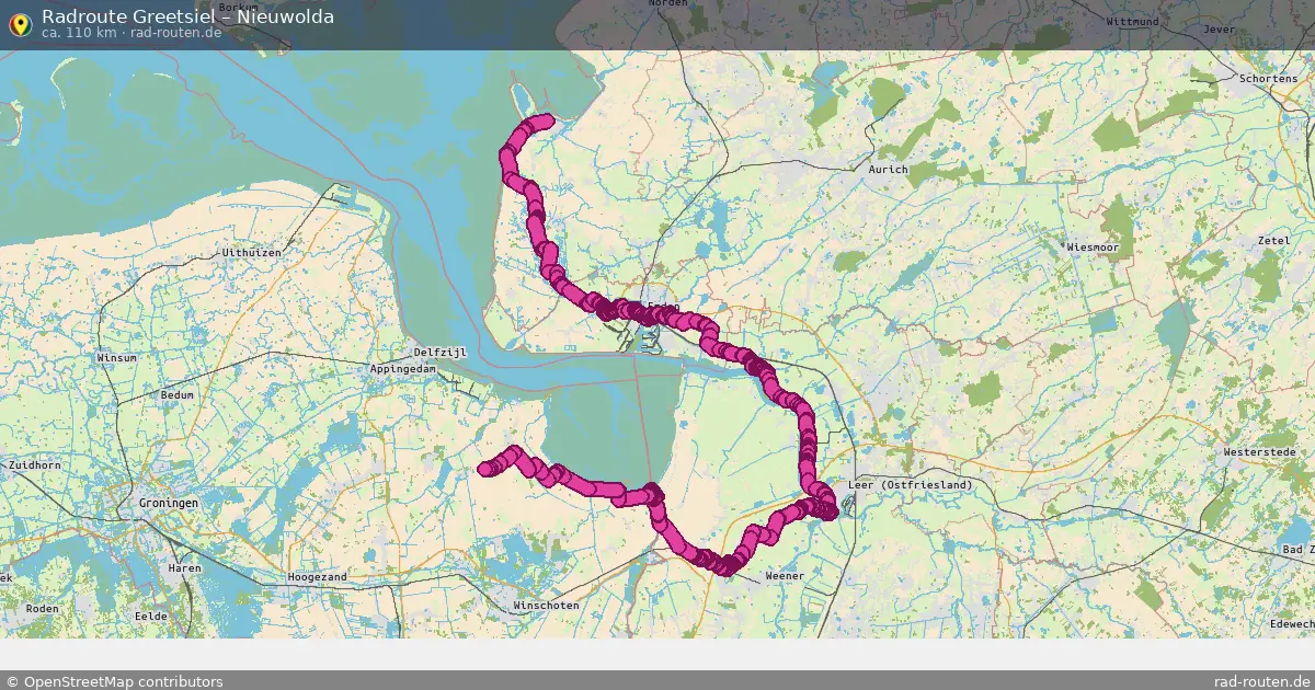 Radtour Greetsiel – Nieuwolda