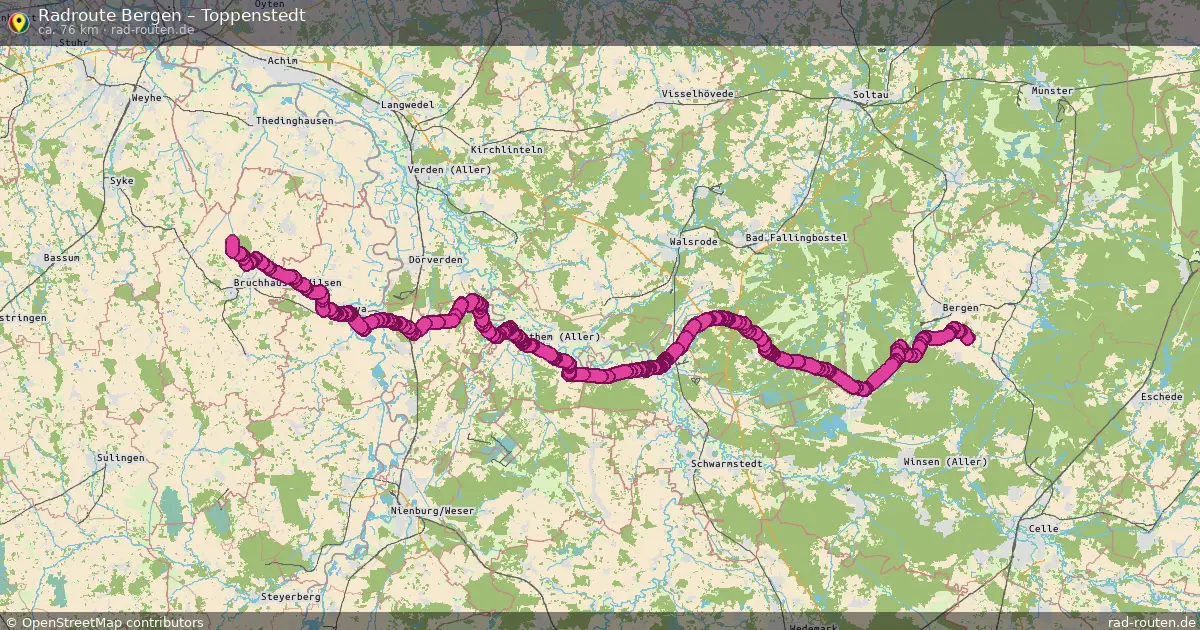 Radtour Bergen – Ehem. Samtgemeinde Altes Amt Ebstorf