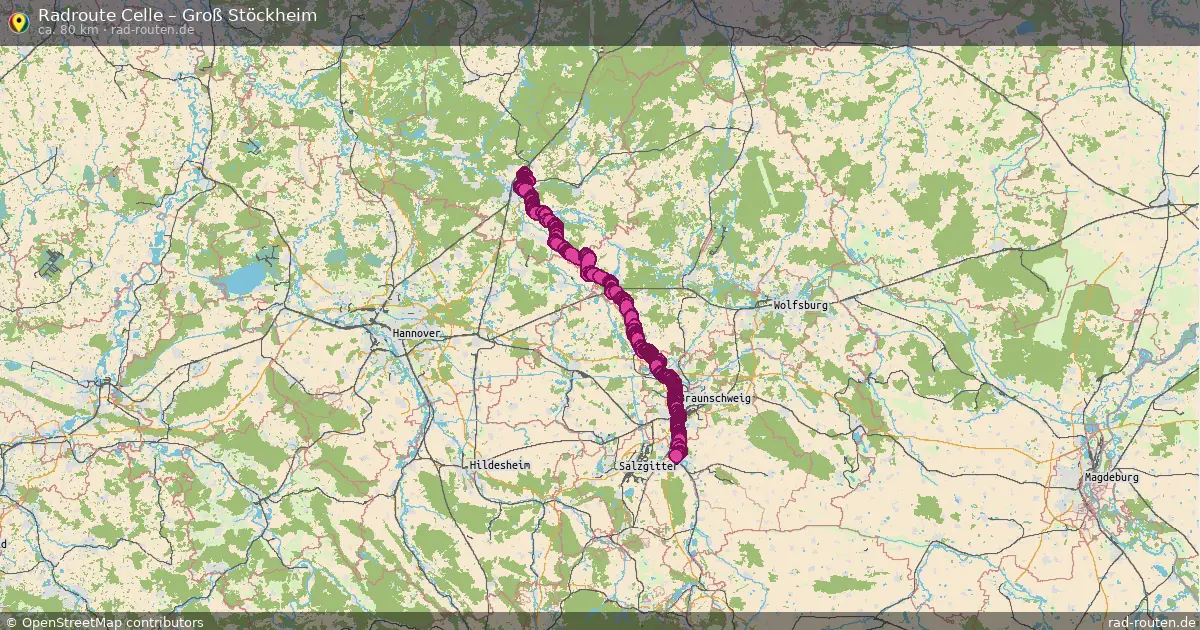 Fahrradroute Celle – Groß Stöckheim