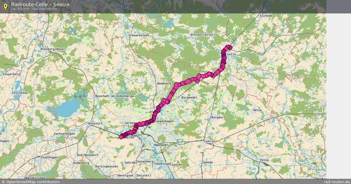 Fahrradroute Celle – Seelze