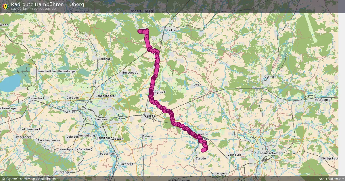 Radtour Hambühren – Oberg