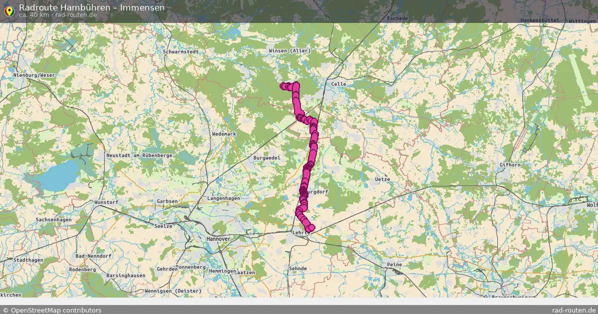 Radtour Hambühren – Immensen