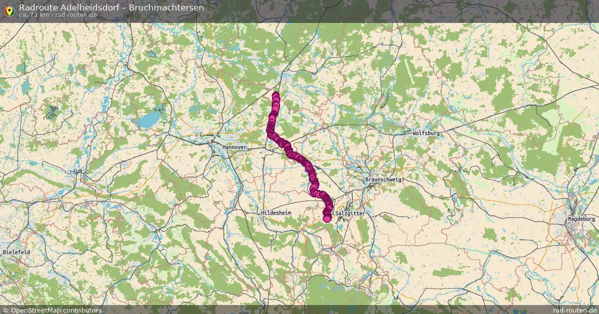 Radtour Adelheidsdorf – Bruchmachtersen