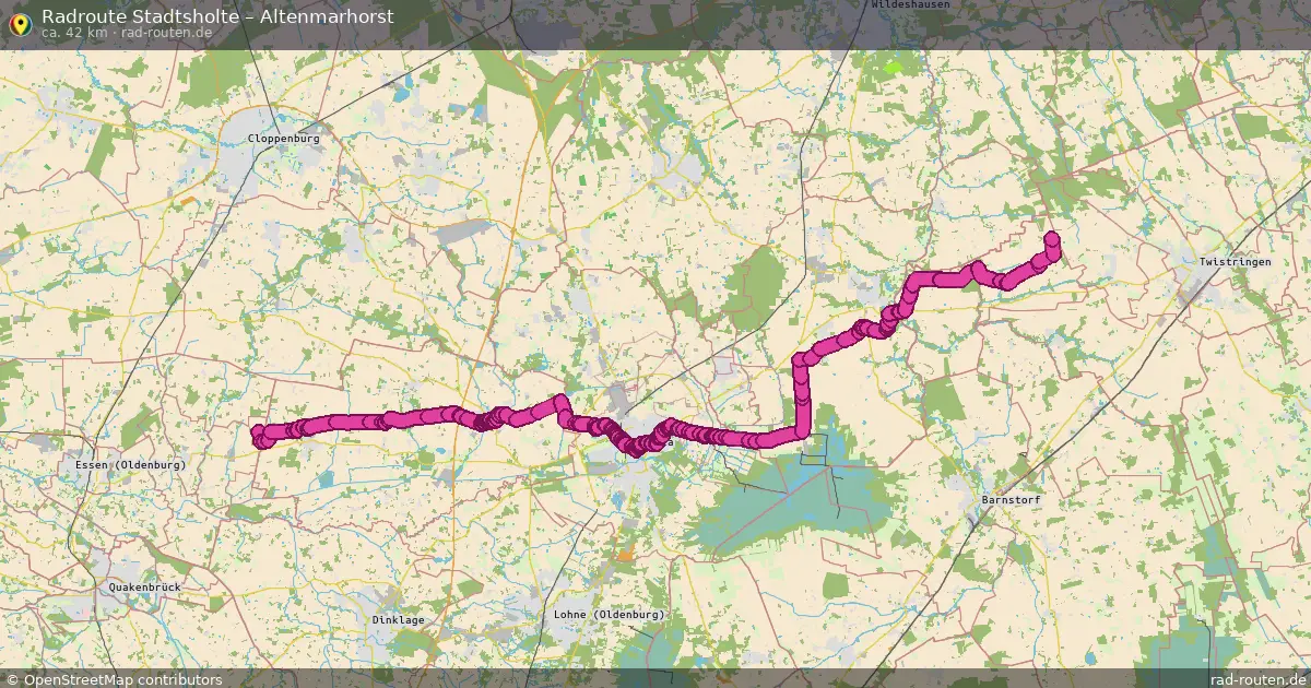 Radtour Stadtsholte – Altenmarhorst
