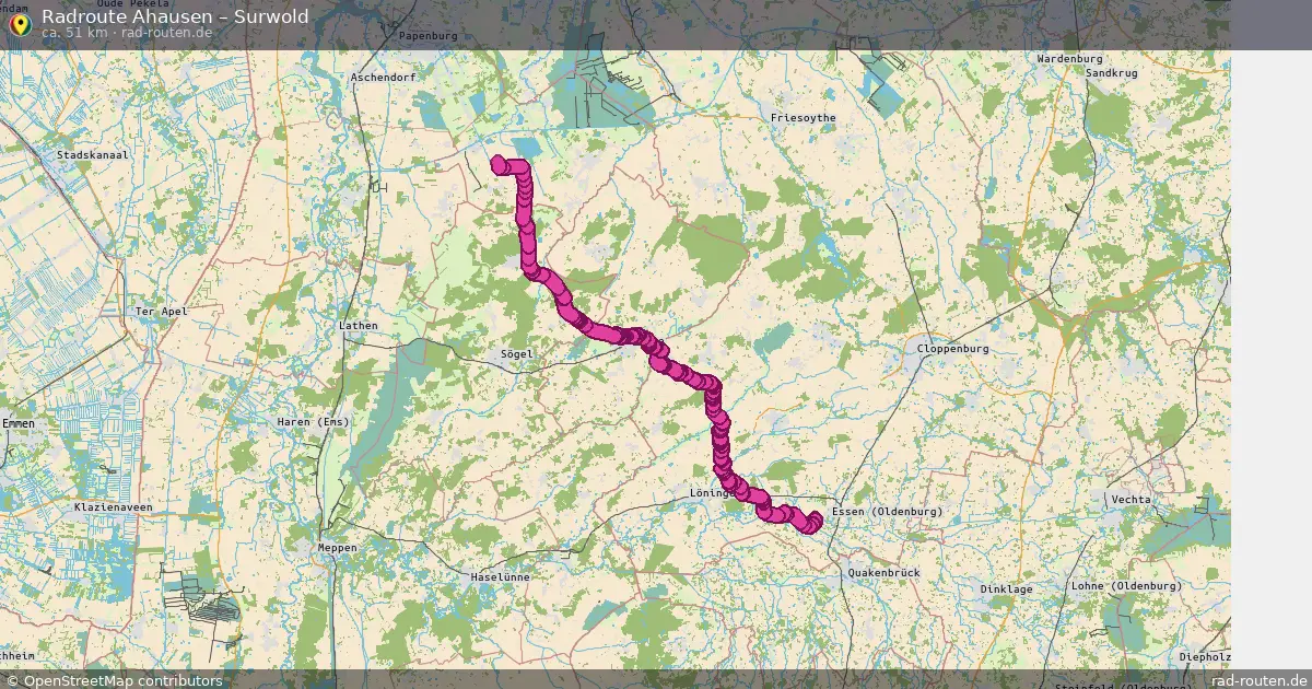 Radtour Ahausen – Surwold