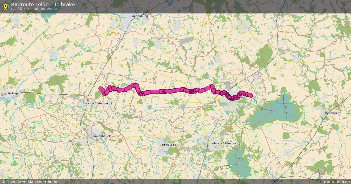 Radtour Felde – Telbrake