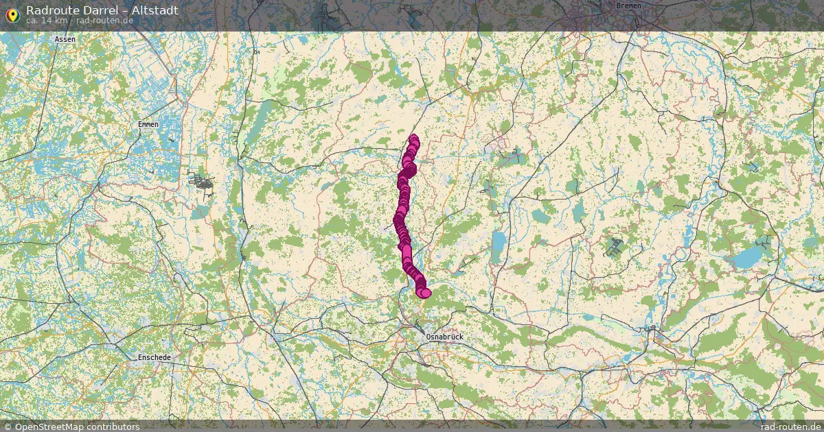 Radtour Darrel – Altstadt