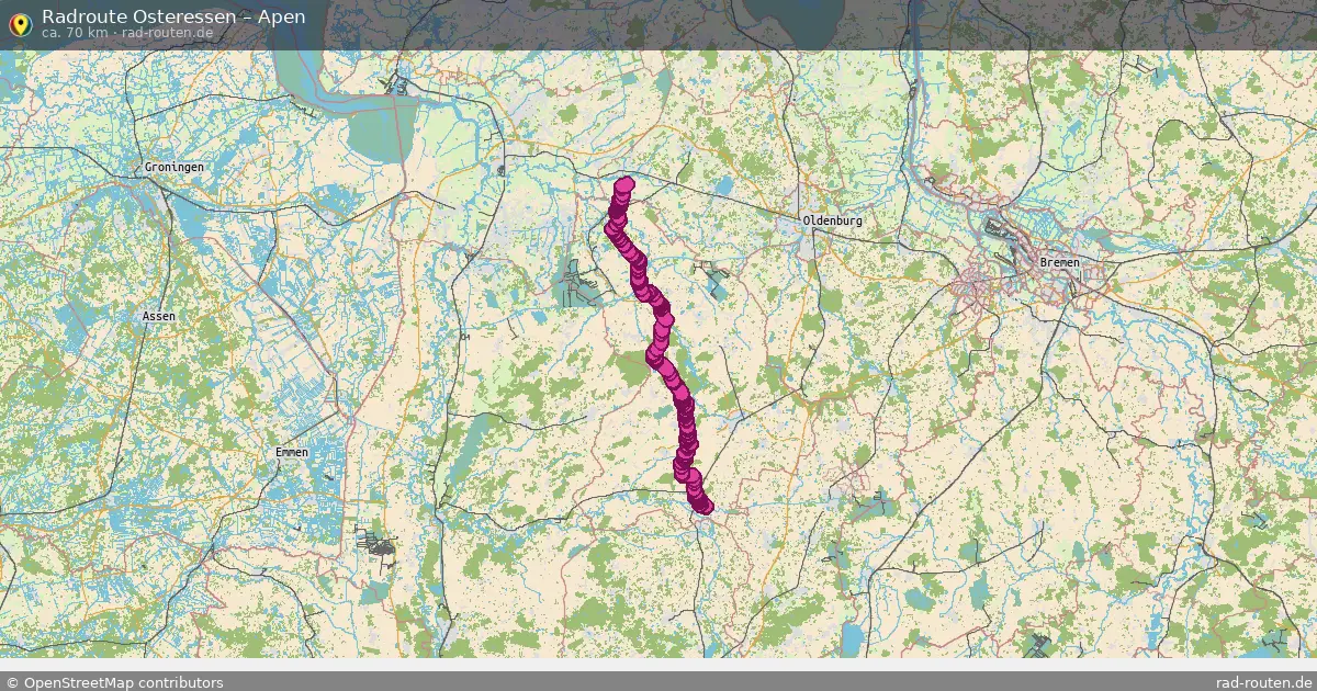 Radtour Osteressen – Apen