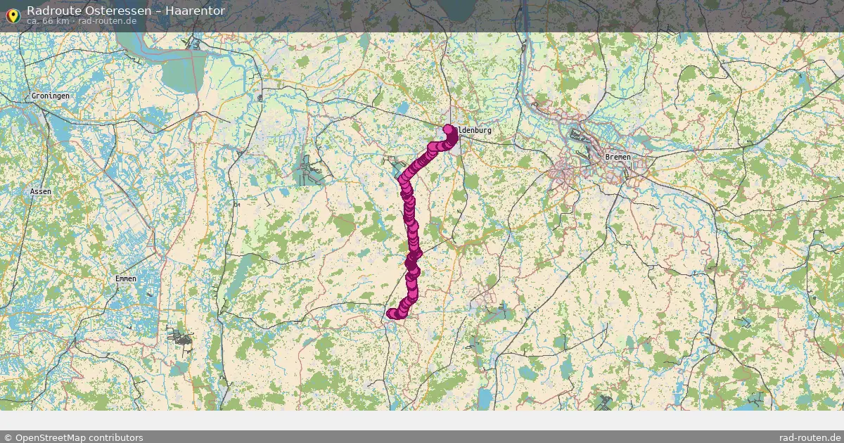 Radtour Osteressen – Haarentor