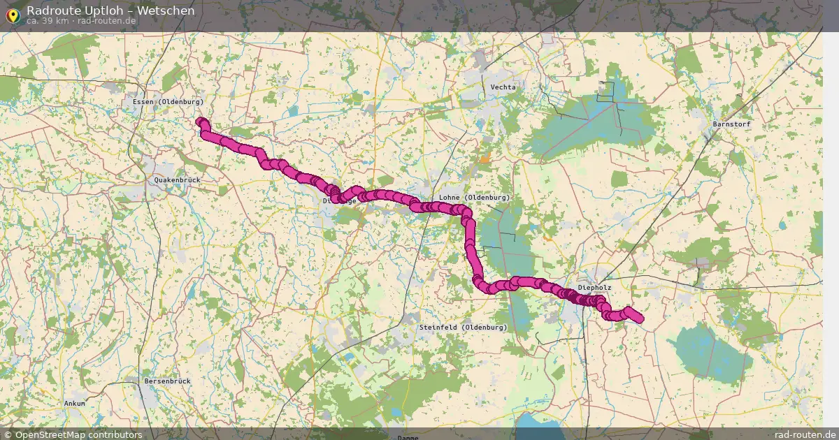 Radtour Uptloh – Wetschen