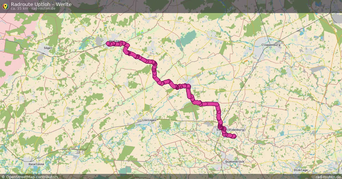 Radtour Uptloh – Werlte