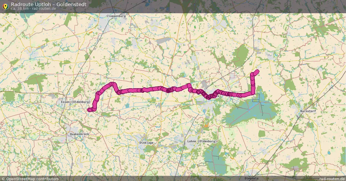 Radtour Uptloh – Goldenstedt