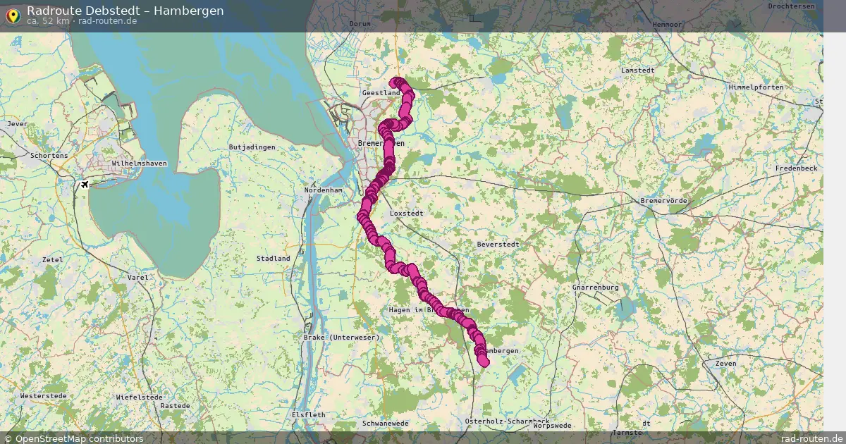 Radtour Debstedt – Hambergen