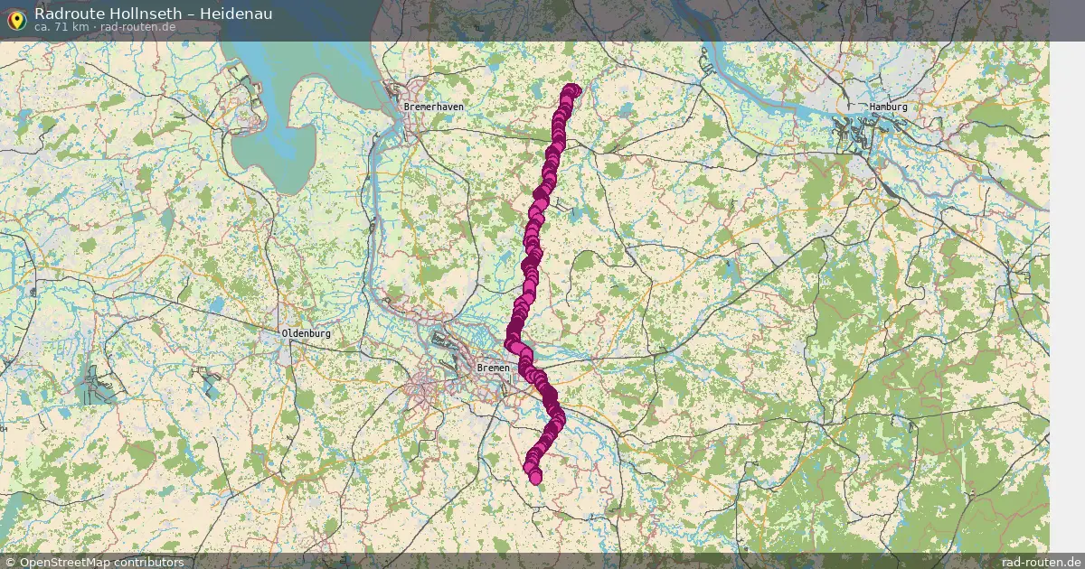 Radtour Hollnseth – Heidenau