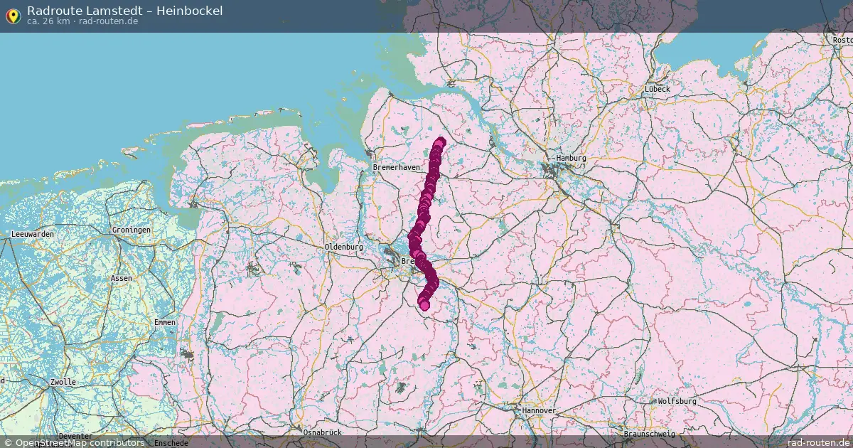 Radtour Lamstedt – Wischhafen