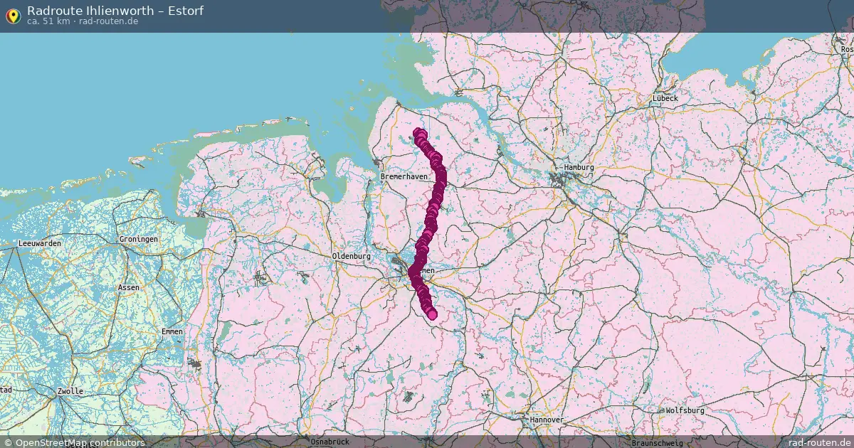 Fahrradroute Ihlienworth – Estorf