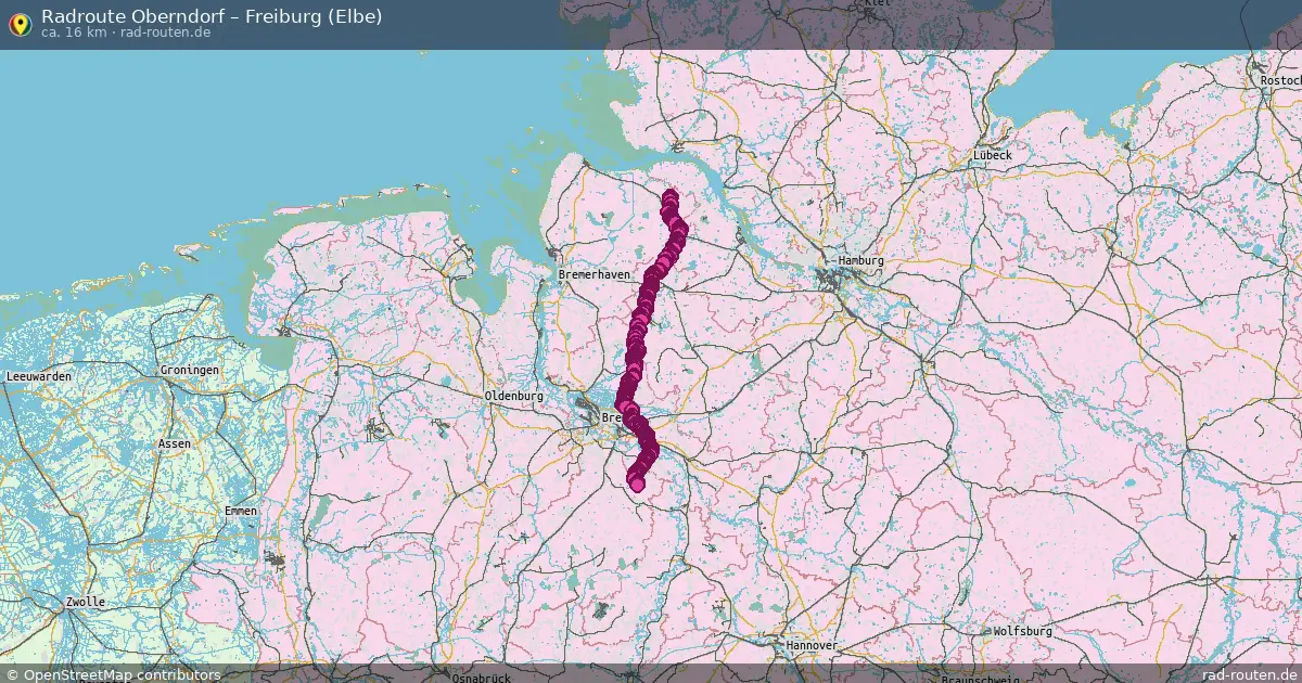 Radtour Oberndorf – Fredenbeck