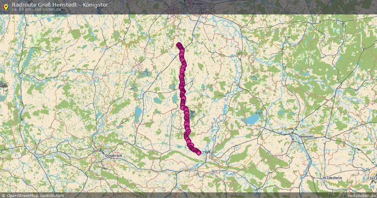 Radtour Groß Henstedt – Königstor
