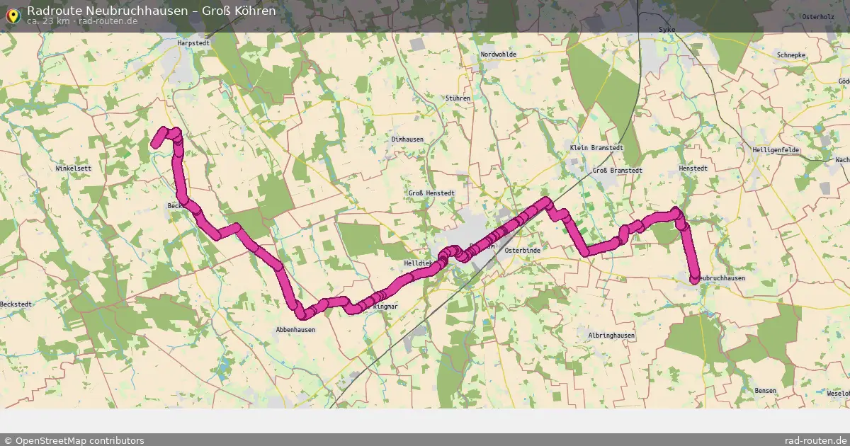Radtour Neubruchhausen – Groß Köhren