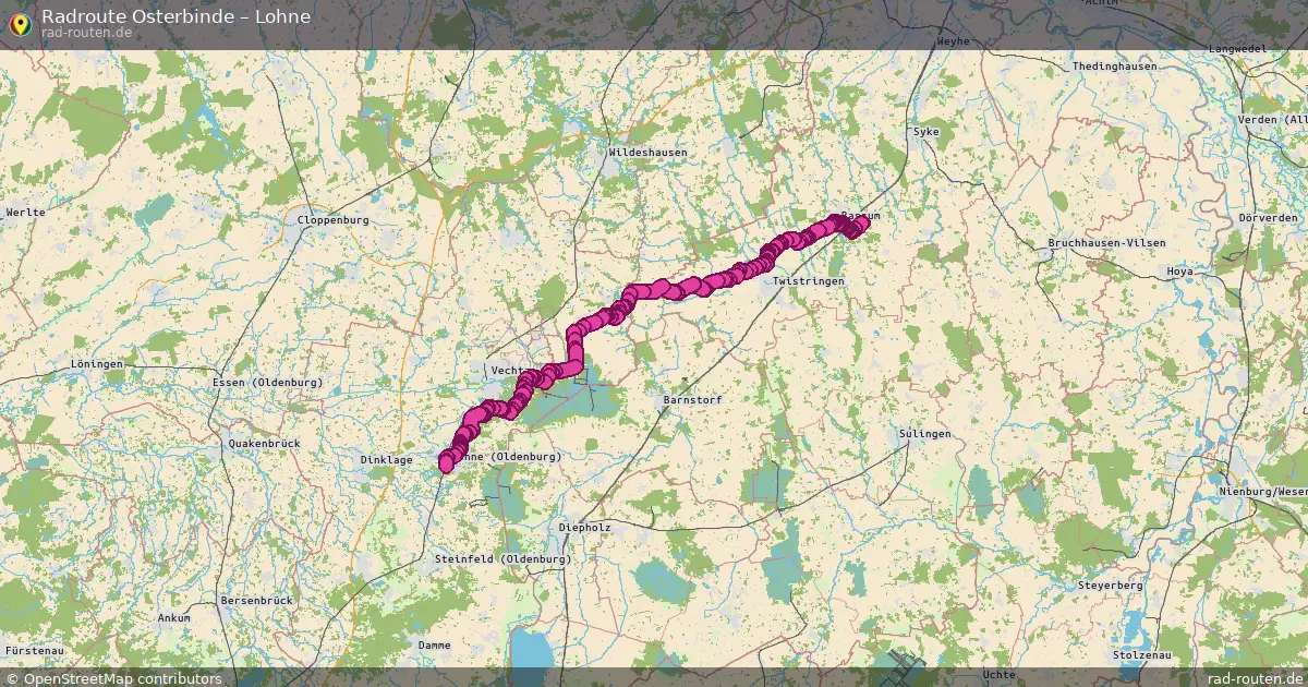 Radtour Osterbinde – Lohne