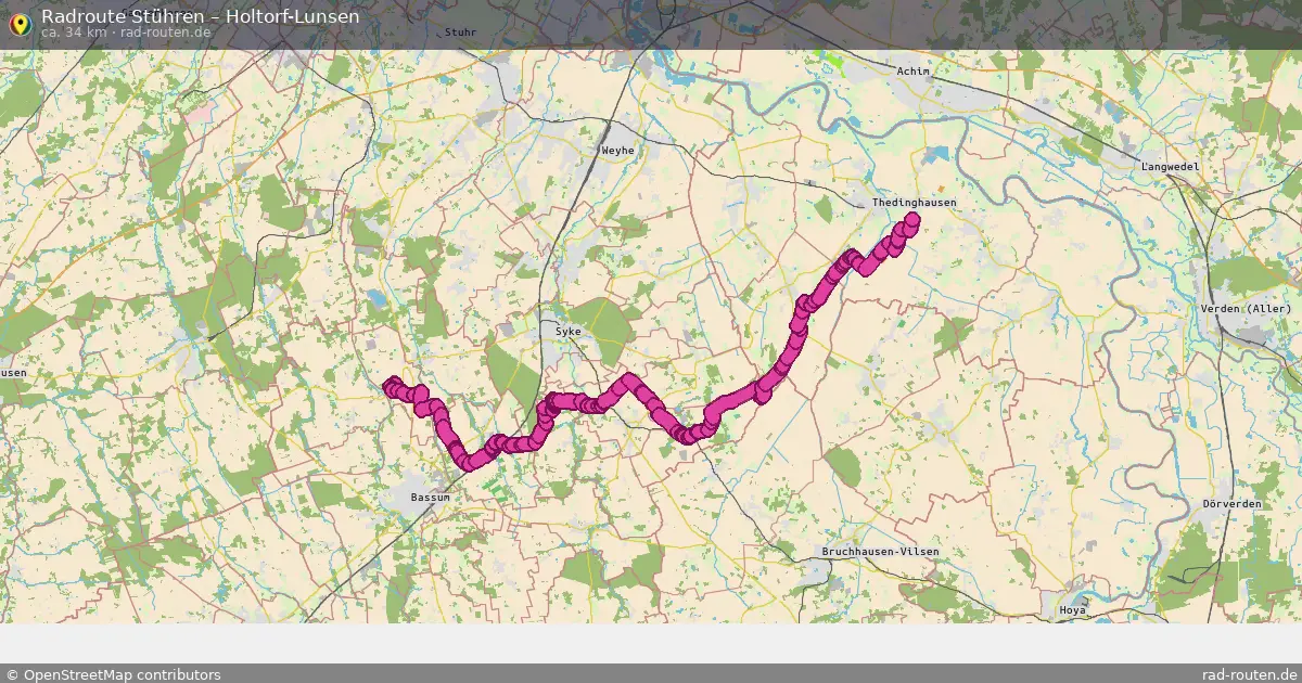 Radtour Stühren – Holtorf-Lunsen