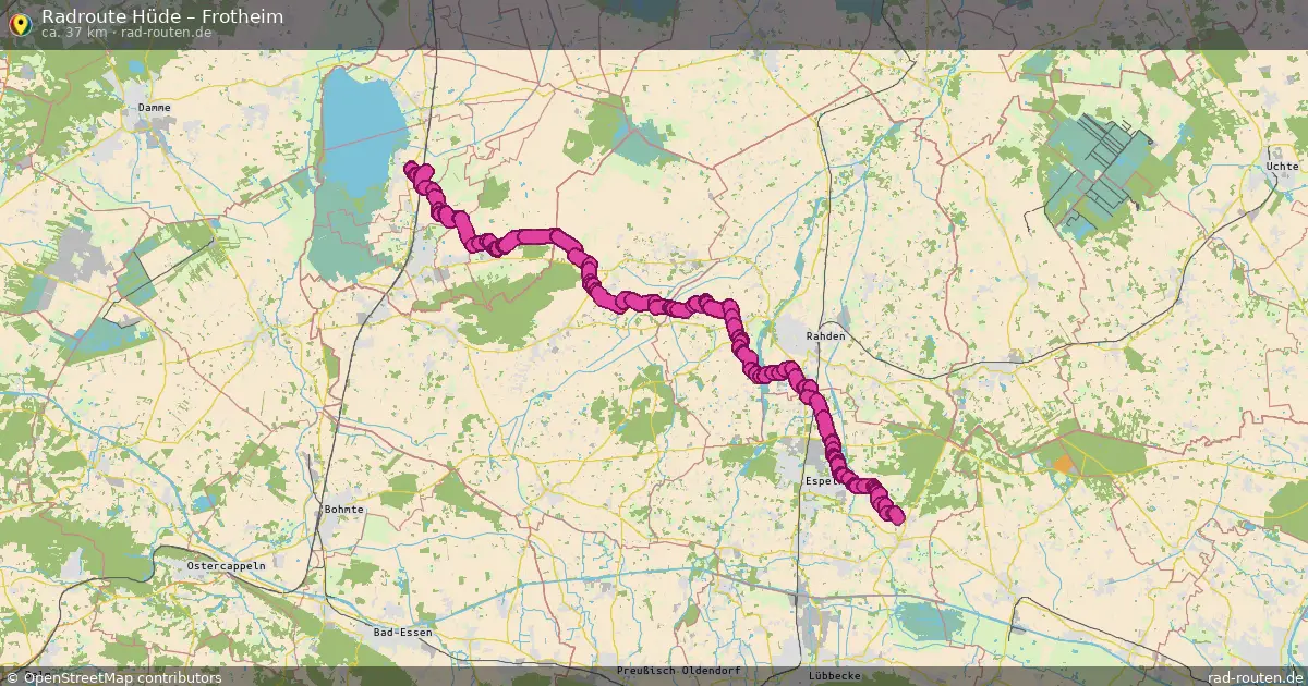 Radtour Hüde – Frotheim