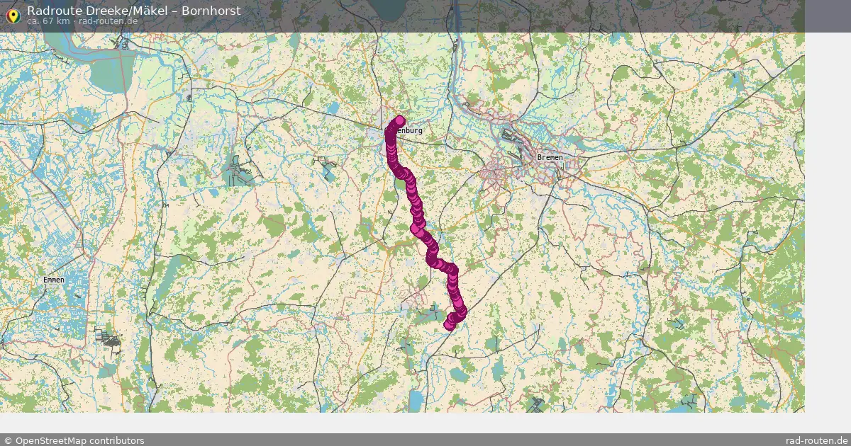 Radtour Dreeke Mäkel – Bornhorst