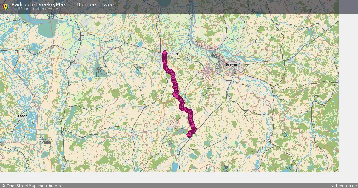Radtour Dreeke Mäkel – Donnerschwee