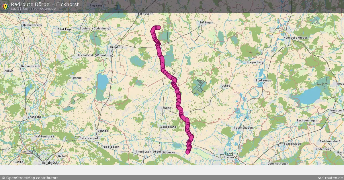 Fahrradroute Dörpel – Eickhorst