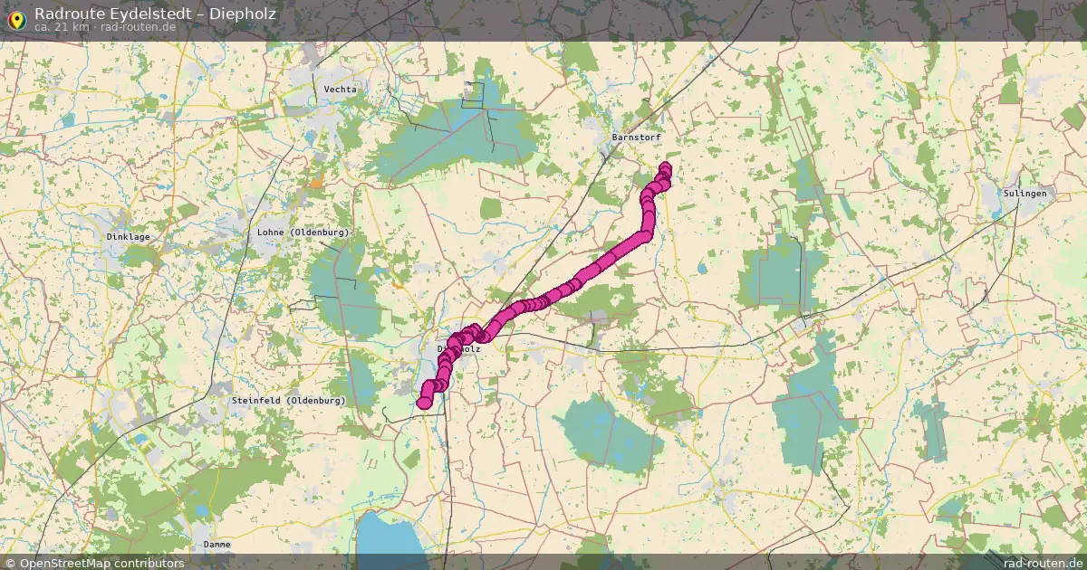 Fahrradroute Eydelstedt – Diepholz