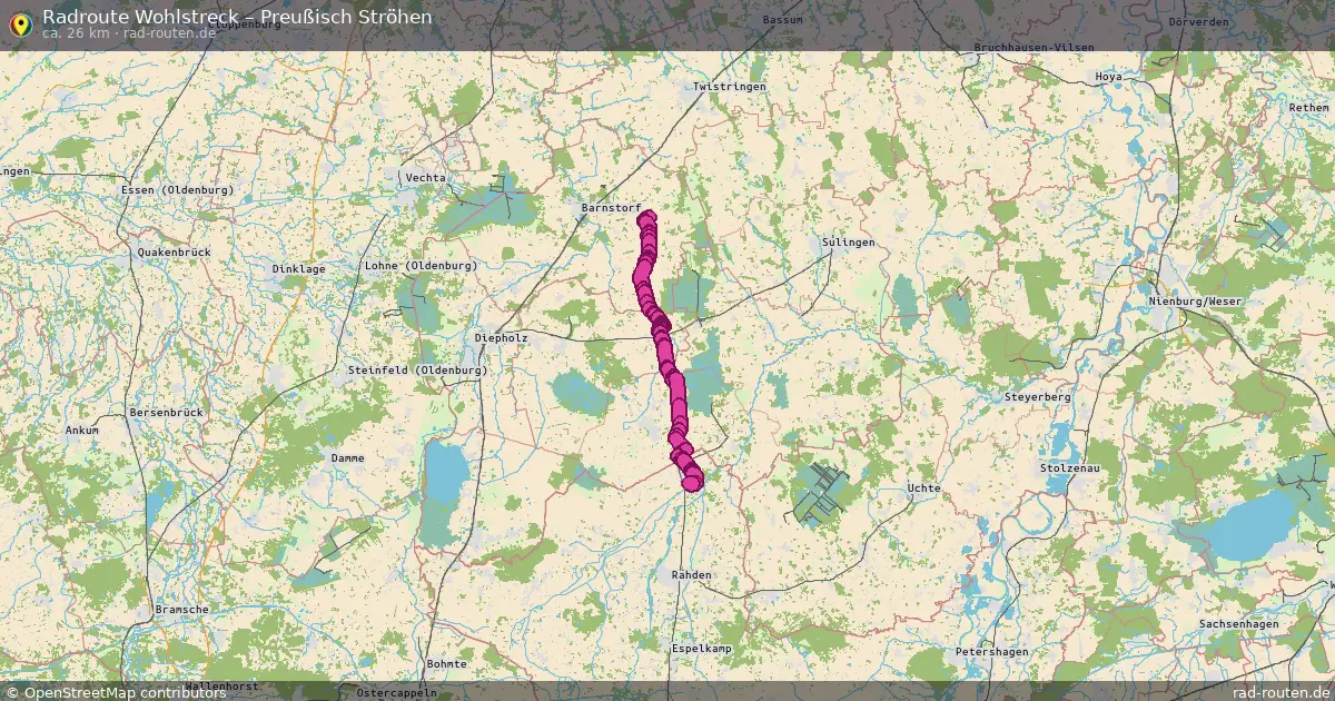 Radtour Wohlstreck – Preußisch Ströhen