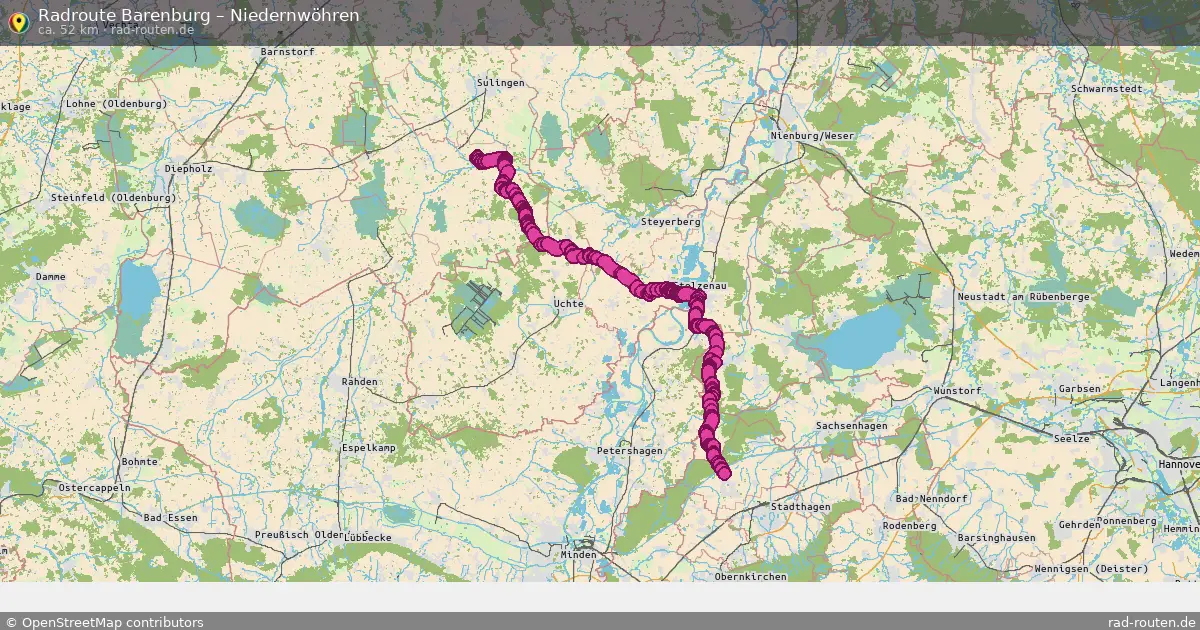 Radtour Barenburg – Niedernwöhren