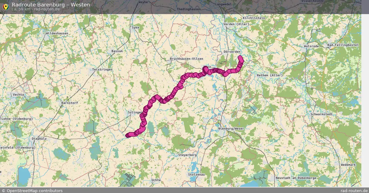 Radtour Barenburg – Westen