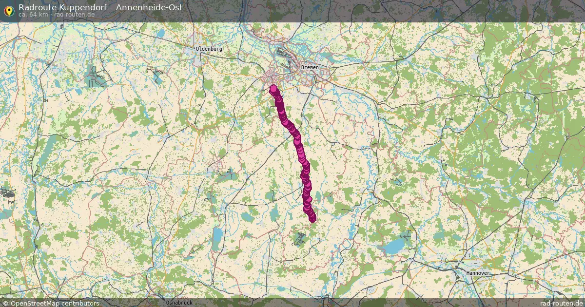Radtour Kuppendorf – Annenheide-Ost